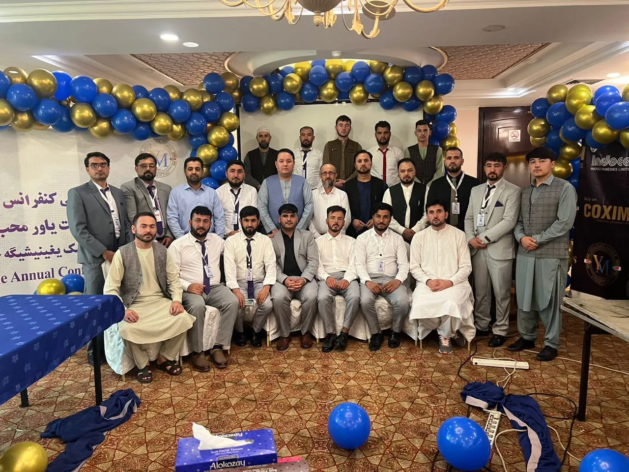 Yawar Mohib team gathered at the annual sales conference